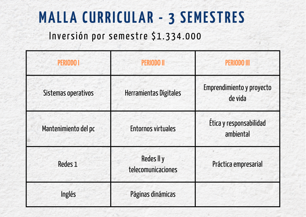 técnico en sistemas